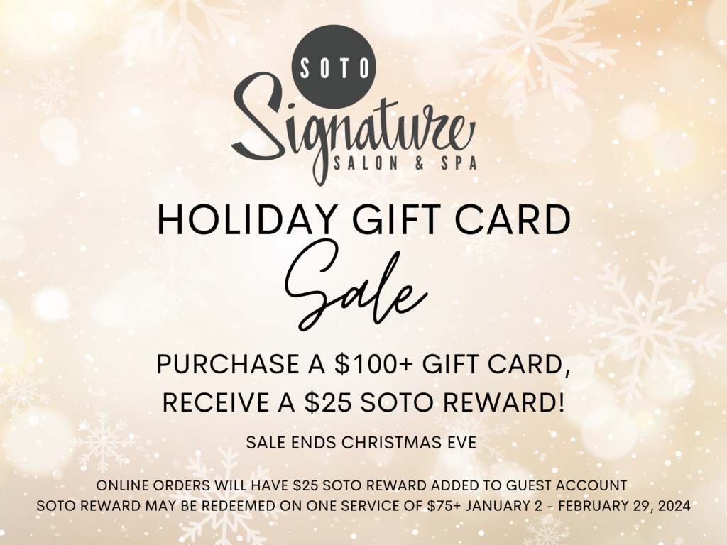 Gift Cards & Products – Soto Salon Spa – Perrysburg, OH